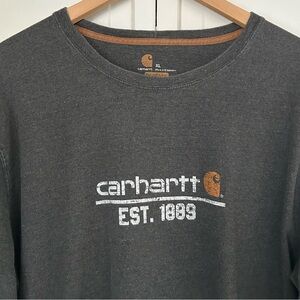 Carhartt Men’s XL Relaxed Fit Long Sleeve Heavy Duty Crew Neck Tee
